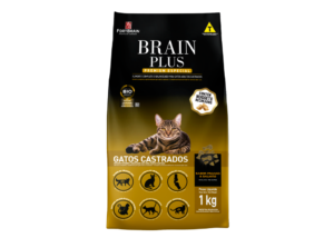 Raça Brain Plus Gatos adultos Castrados